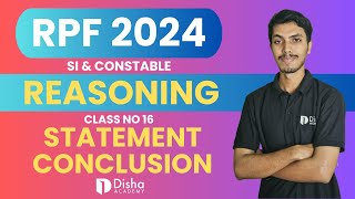 RPF - REASONING - Class no 16 Statement Conclusion #rpf #railway #freeclasses Class in Malayalam