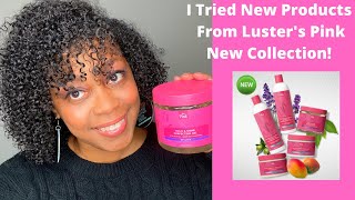 Product Review and Tutorial of Luster's Pink New Moisture Maintenance Collection| Easy Wash \u0026 Go