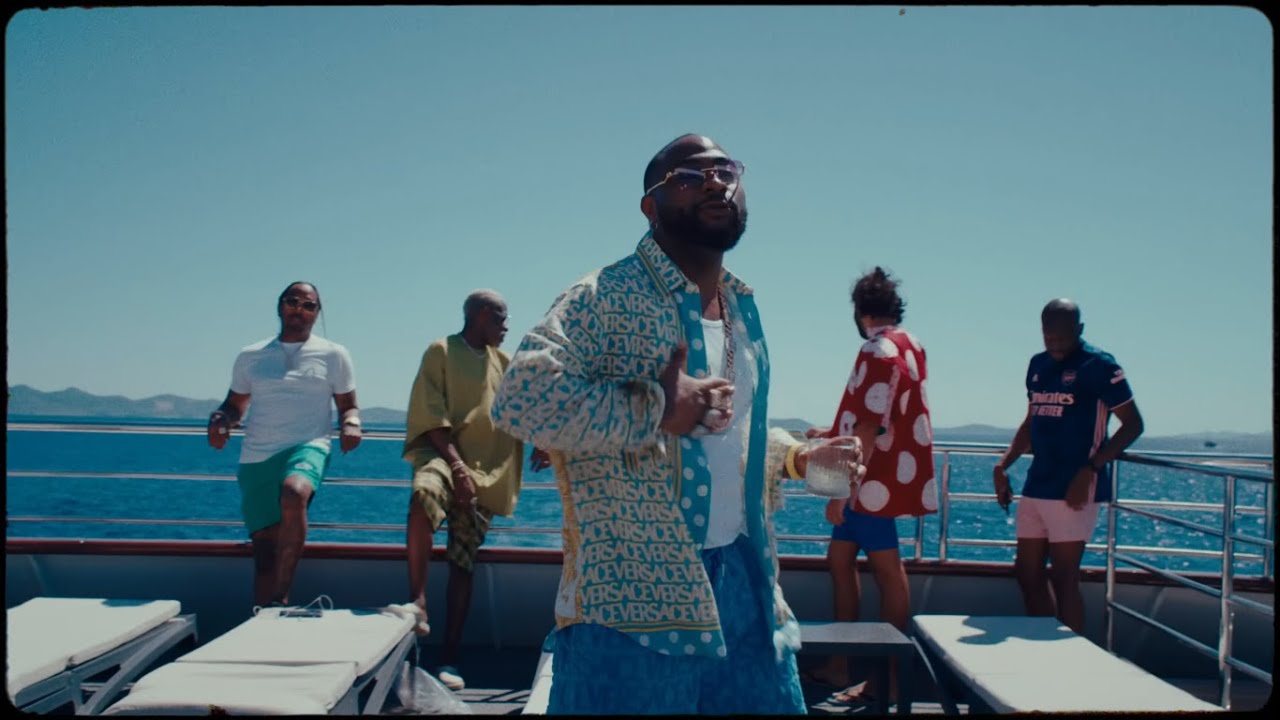 Davido Away Official Lyrics Video Youtube