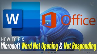 Fix MS Word Doesn't Open On Windows 11 | How To Solve Office word Not Opening In windows 11