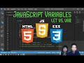 How to Code JAVASCRIPT: *JavaScript Variables Using LET*