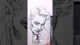 How to draw man face / Face Croquis Practice #shorts