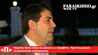 paraskhnio.gr webtv - Αποκλειστική συνέντευξη Τζαμτζή στο «Π»