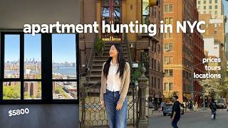 NYC APARTMENT HUNTING 2026 | touring 11 apts + prices