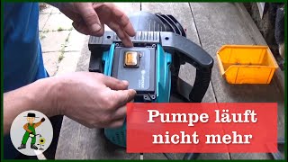 Pumpe läuft nicht mehr