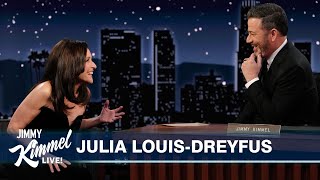Julia Louis-Dreyfus on Eddie Murphy, Marvel Movie & Watching Her Son on Sex Lives of College Girls