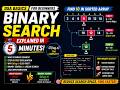 Binary Search Explained in 5 Minutes | O(log n) Made Easy | DSA Basics for Beginners