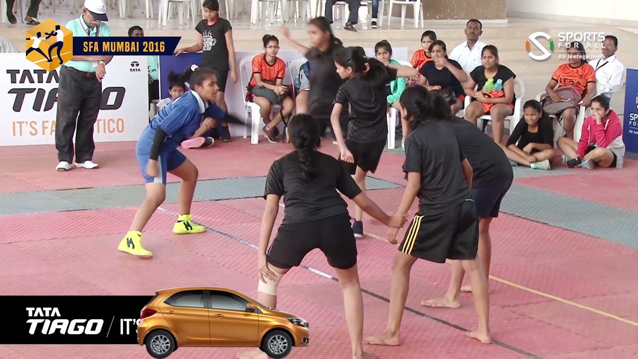 Kabaddi Girls U 14 Final Sfa Championship Mumbai Youtube