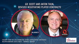 Throwback - Clip 84 - Gil Scott and Anton Thun Discuss Negotiating Player Contracts