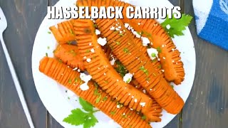 Hasselback Carrots - Sweet and Savory Meals