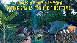 2 Days Cold Winter Night Camping | Catching Snails From the Dangerous Jungle of Arunachal Pradesh