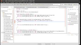 RMI Remote Method Invocation using Scala