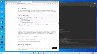 Flask tutorial 7 - HTTP Methods and Static files