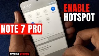 How to Enable Portable Hotspot in Redmi Note 7 Pro