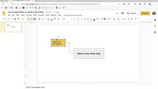 Use Google Slides to Create a Mind Map