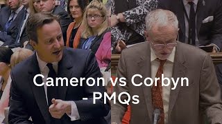 Jeremy Corbyn vs David Cameron - PMQs live - 21 Oct 2015