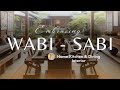 Wabi Sabi Home Kitchen & Dining Interior Built Around A Central Japanese-Style Courtyard Garden