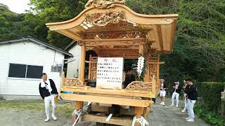 2018.4.7 勝山地区 田町区 白幡神社 屋台御披露目①