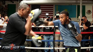 Golovkin vs. Wade Video- Dominic Wade's COMPLETE Media Workout video