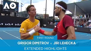 Grigor Dimitrov v Jiri Lehecka Extended Highlights (1R) | Australian Open 2022