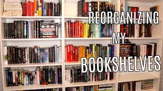 REORGANIZING MY BOOKSHELVES 2017 || Books with Emily Fox
