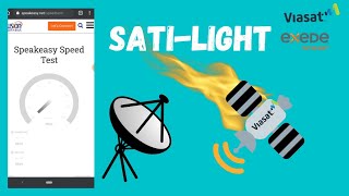 Speed test Exede / Viasat / other satellite internet.
