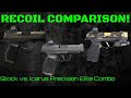 Reducing Recoil- Comparing the Icarus Precision Elite Combo to Stock Sigs