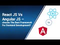 React JS Vs Angular JS – Which is the Best Framework For frontend Development?