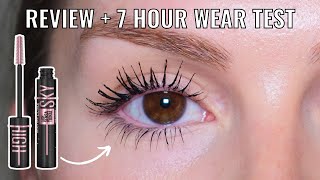 MAYBELLINE SKY HIGH COSMIC BLACK MASCARA VS. ORIGINAL | 7-HOUR WEAR TEST | BEST DRUGSTORE MASCARA