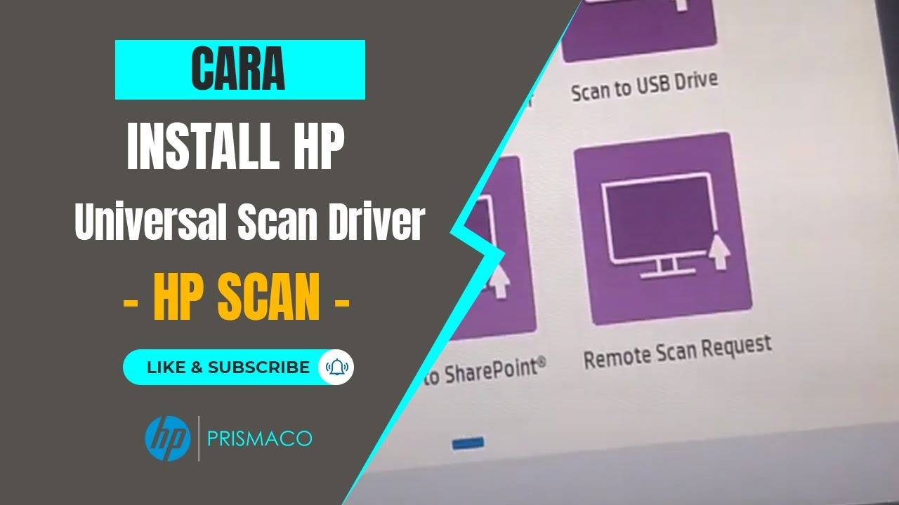 Cara Scan Menggunakan Hp Universal Scan Printer Hp Youtube