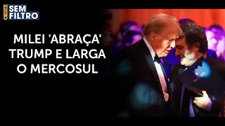 'Argentina pode deixar Mercosul para negociar com Trump', anuncia Milei