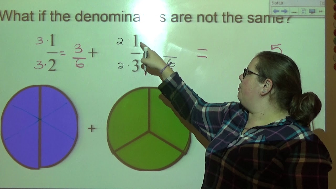 Adding Fractions - YouTube