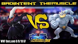 WNF Oakland Grand Finals | themuscle (Machamp) Vs BadIntent (Darkrai) | Pokken Tournament DX