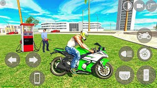 Kawasaki Ninja ZX-10R Bike Driving Games: Indian Bikes Driving Game 3D - Android Gameplay