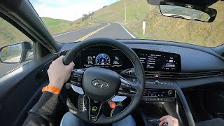 2022 Hyundai Elantra N - POV First Drive + Track (Binaural Audio)