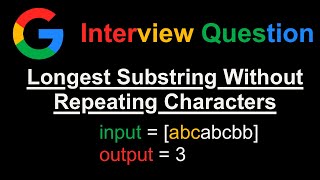 BLIND75: Longest Substring Without Repeating Characters - Leetcode 3 - Python