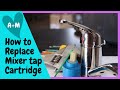 Replace cartridge + service single lever mixer tap