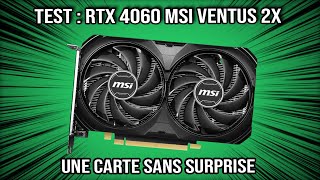 Test RTX 4060 - Une carte sans surprise