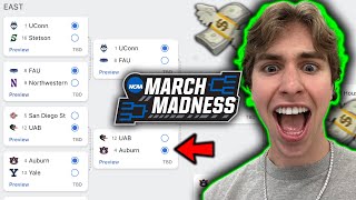 I made the PERFECT March Madness BRACKET in 2024 | NCAA Tournament Picks & Predictions | Upset Teams
