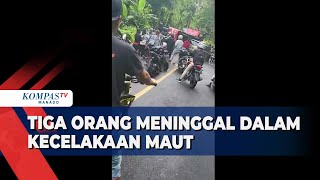 Akibat Hilang Kendali, Bus Berisi Rombongan Wanita Kaum Ibu Terbalik, 3 Orang Meninggal