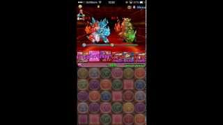 【パズドラ】ヘラウルズ降臨 超地獄級 呂布x赤ソニアPT 周回用