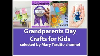 Easy Grandparents Day Crafts for Kids - Best Ideas of Grandparents Day Gifts