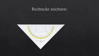 Was sind Rechtecke und Quadrate und wie zeichnen wir sie?