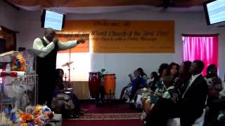 Apostle Dr  Randolph Stanley Preaching at Isaiah Musa's dedication pt 2