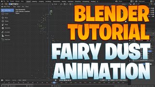 Blender beginner series No. 131 - Fairy dust animation