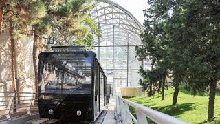 Баку Фуникулёр Смотровая площадка Baku Funicular Bakı funikulyoru