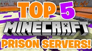 TOP 5 PRISON SERVERS *2024* | Best Minecraft OP Prison | 1.8/1.19/1.20+ (BEDROCK/JAVA SERVERS)