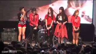 [FANCAM] 120525 f(x) Greeting - CAU Lucaus Festival