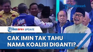 Cak Imin Tak Tahu Nama Koalisi Diganti Akui Tidak Diajak Diskusi, Zulhas: Memang Enggak Direncanakan