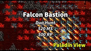 Duo Hunt - Paladin View - Falcon Bastion [5kk/h @150%, 1.2kk/h+ profit](Hunt in video at 225% xp)